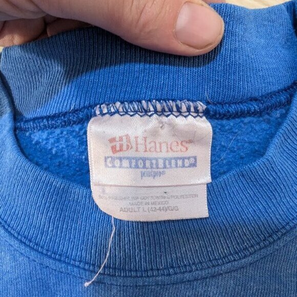 Vintage Sedona Blue Graphic Crewneck Sweater Size Large - Picture 6 of 7